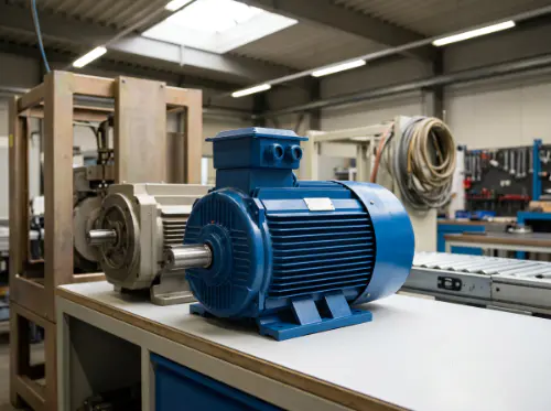3PhaseACMotor-DmPF Three Phase Induction Motor in an Industrial Setting